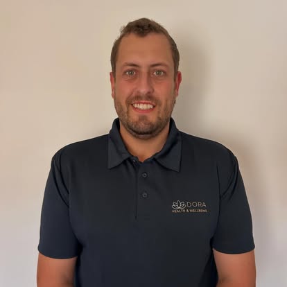 Andrew from the Dora Health & Wellbeing team, in uniform