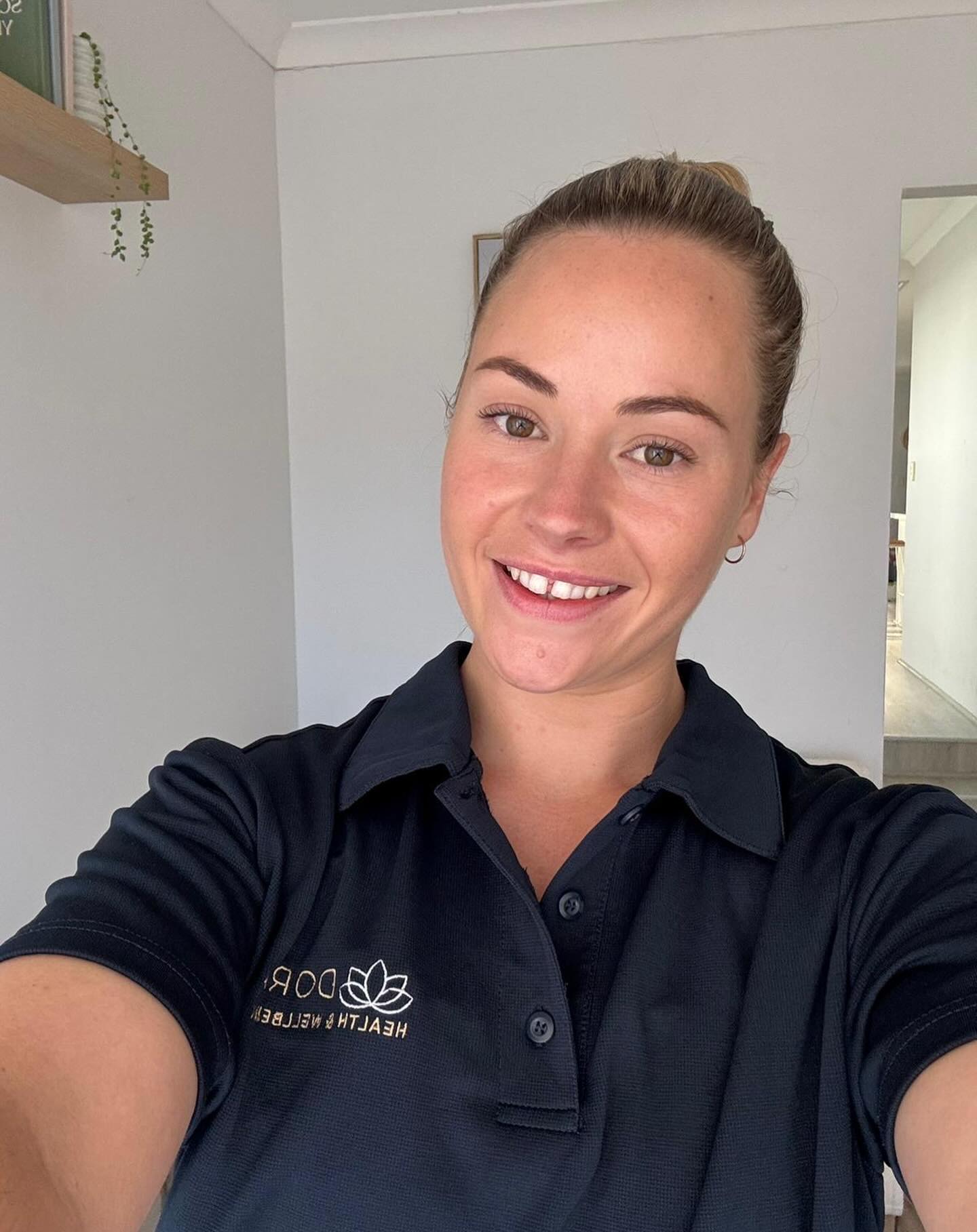 Meg, Dora support worker, in uniform