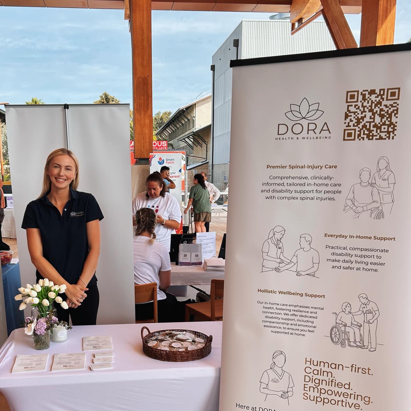 Dora Health & Wellbeing at a Perth community event